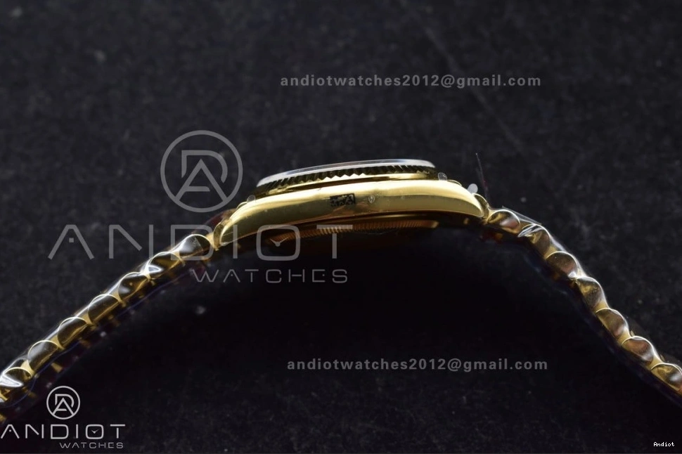 QF V5 Edition Bracelet Dial 36 President Best Weight) Steel on Gold vr3255 YG DayDate 904L (Gain 1115